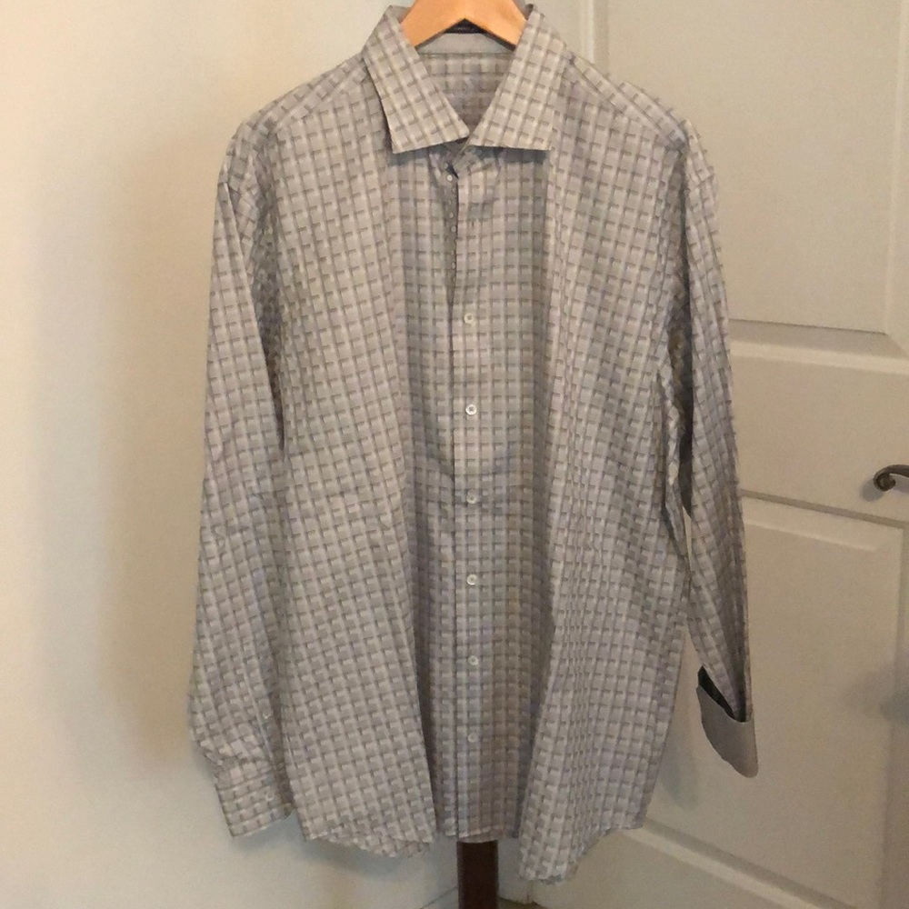 Bugatchi class button down shirt size xl NWT